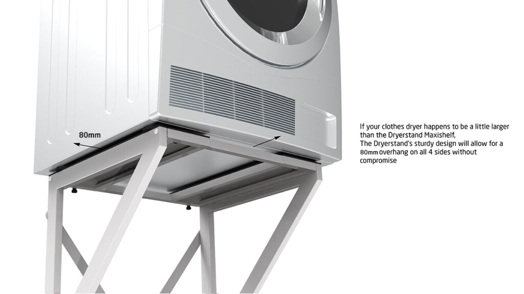 DryerStand Maxi detailed setup image from Britec